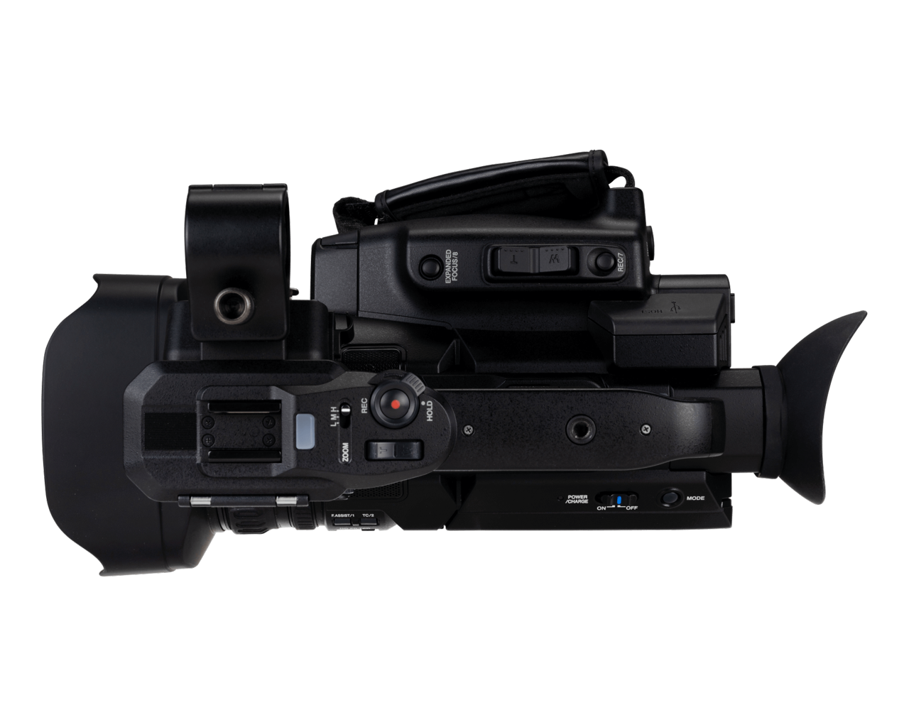 JVCGY-HM250E.TopHandle.png Videocámara JVC GY-HM250E 4K - Imagen 1
